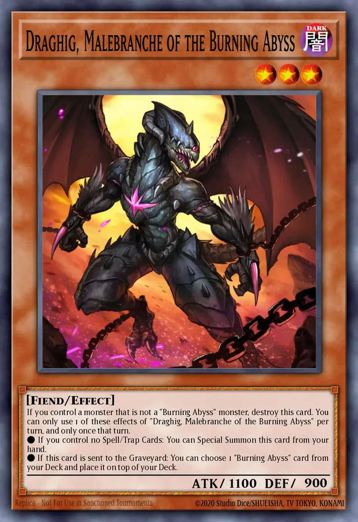 Draghig, Malebranche of the Burning Abyss. Beispielbild: Edition, Artwork und Veredelung können abweichen. Maßgeblich sind die Angaben zum ausgewählten Print.