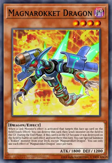 Magnarokket Dragon – Structure Deck: Rokket Revolt. Beispielbild: Edition, Artwork und Veredelung können abweichen. Maßgeblich sind die Angaben zum ausgewählten Print.