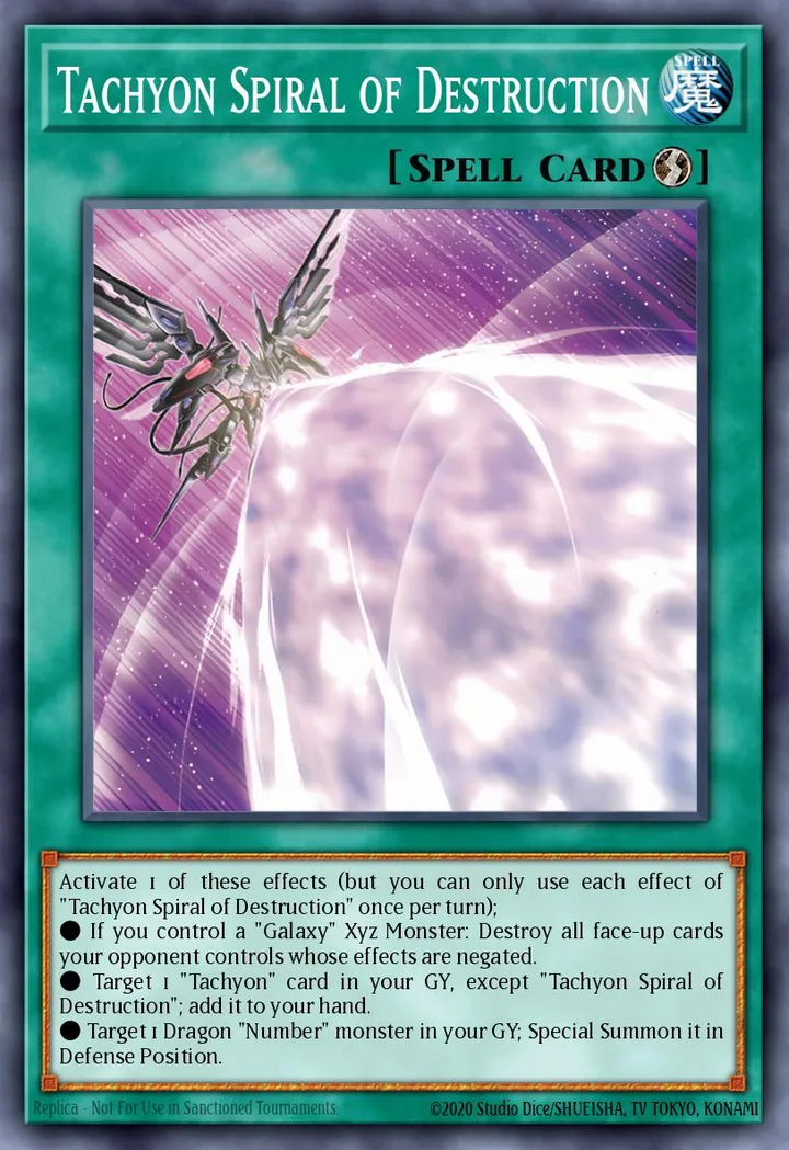 Tachyon Spiral of Destruction. Beispielbild: Edition, Artwork und Veredelung können abweichen. Maßgeblich sind die Angaben zum ausgewählten Print.