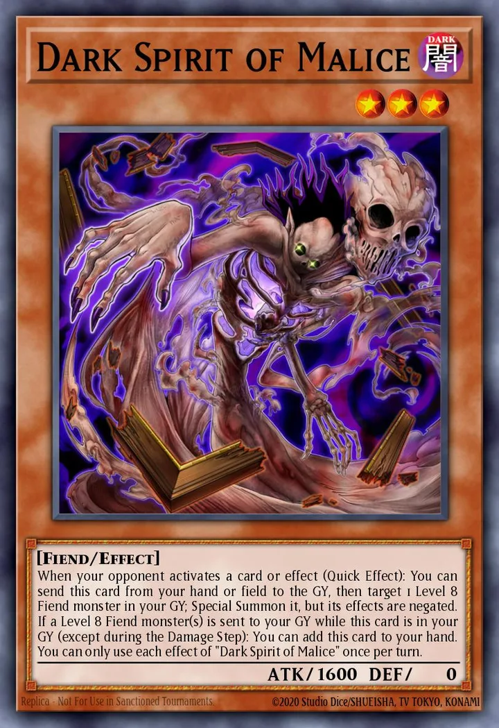 Dark Spirit of Malice. Beispielbild: Edition, Artwork und Veredelung können abweichen. Maßgeblich sind die Angaben zum ausgewählten Print.