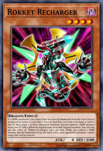 Rokket Recharger – Structure Deck: Rokket Revolt. Beispielbild: Edition, Artwork und Veredelung können abweichen. Maßgeblich sind die Angaben zum ausgewählten Print.