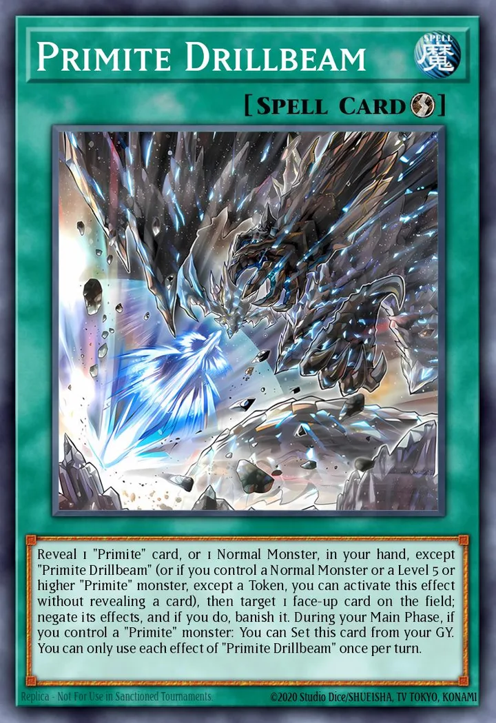 Primite Drillbeam. Beispielbild: Edition, Artwork und Veredelung können abweichen. Maßgeblich sind die Angaben zum ausgewählten Print.