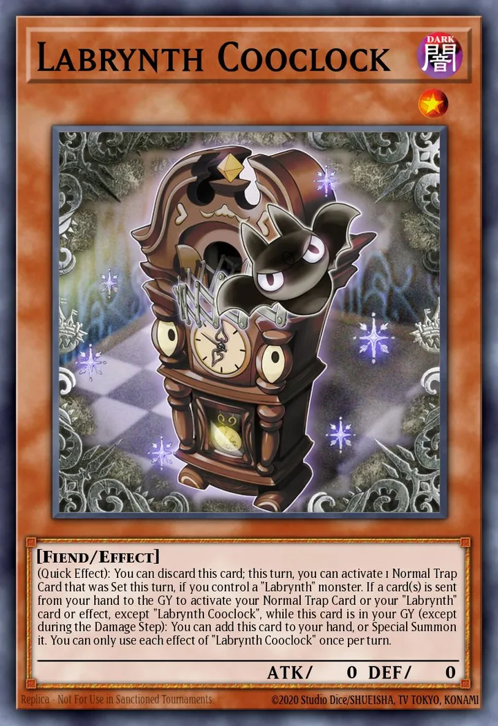 Labrynth Cooclock. Beispielbild: Edition, Artwork und Veredelung können abweichen. Maßgeblich sind die Angaben zum ausgewählten Print.