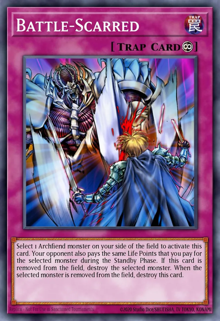 Battle-Scarred. Beispielbild: Edition, Artwork und Veredelung können abweichen. Maßgeblich sind die Angaben zum ausgewählten Print.