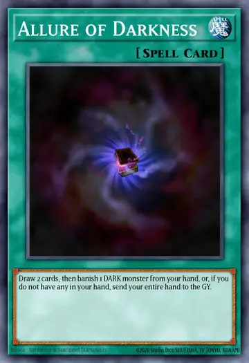 Allure of Darkness – Speed Duel Starter Decks: Twisted Nightmares. Beispielbild: Edition, Artwork und Veredelung können abweichen. Maßgeblich sind die Angaben zum ausgewählten Print.
