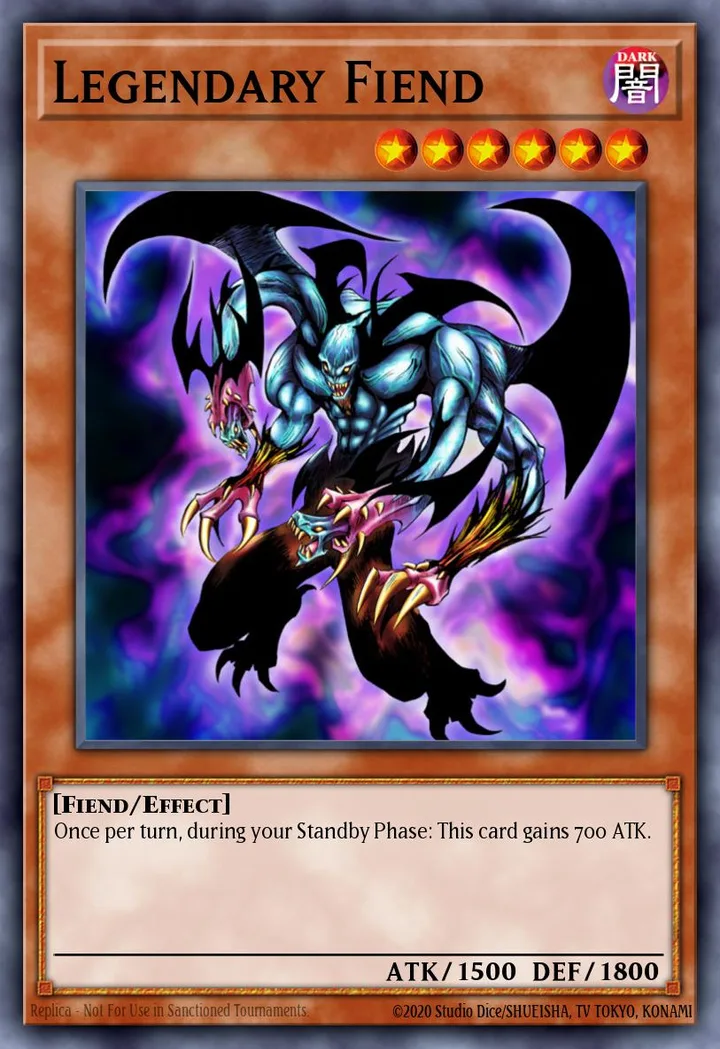 Legendary Fiend. Beispielbild: Edition, Artwork und Veredelung können abweichen. Maßgeblich sind die Angaben zum ausgewählten Print.