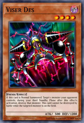 Viser Des – Speed Duel Starter Decks: Twisted Nightmares. Beispielbild: Edition, Artwork und Veredelung können abweichen. Maßgeblich sind die Angaben zum ausgewählten Print.