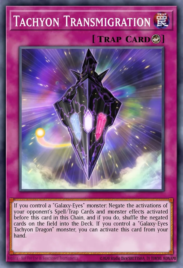 Tachyon Transmigration. Beispielbild: Edition, Artwork und Veredelung können abweichen. Maßgeblich sind die Angaben zum ausgewählten Print.