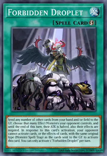 Forbidden Droplet – OTS Tournament Pack 16. Beispielbild: Edition, Artwork und Veredelung können abweichen. Maßgeblich sind die Angaben zum ausgewählten Print.