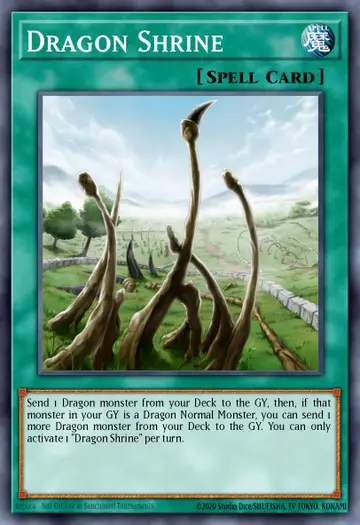 Dragon Shrine – Structure Deck: Rokket Revolt. Beispielbild: Edition, Artwork und Veredelung können abweichen. Maßgeblich sind die Angaben zum ausgewählten Print.