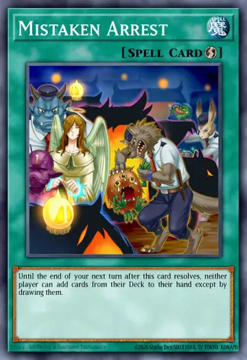Mistaken Arrest – Premium Gold: Infinite Gold. Beispielbild: Edition, Artwork und Veredelung können abweichen. Maßgeblich sind die Angaben zum ausgewählten Print.