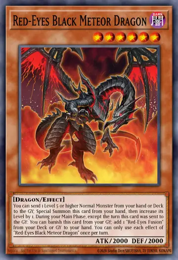 Red-Eyes Black Meteor Dragon – 25th Anniversary Tin: Dueling Mirrors. Beispielbild: Edition, Artwork und Veredelung können abweichen. Maßgeblich sind die Angaben zum ausgewählten Print.