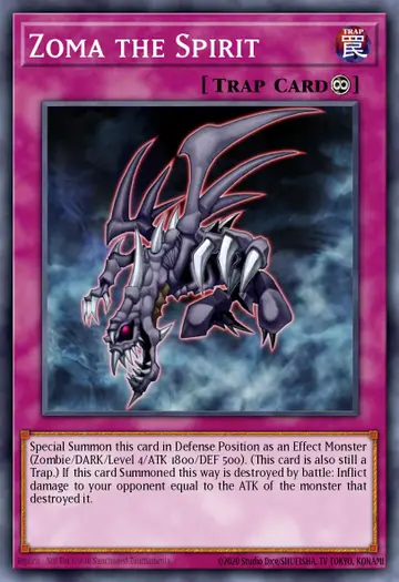 Zoma the Spirit – Speed Duel Starter Decks: Twisted Nightmares. Beispielbild: Edition, Artwork und Veredelung können abweichen. Maßgeblich sind die Angaben zum ausgewählten Print.