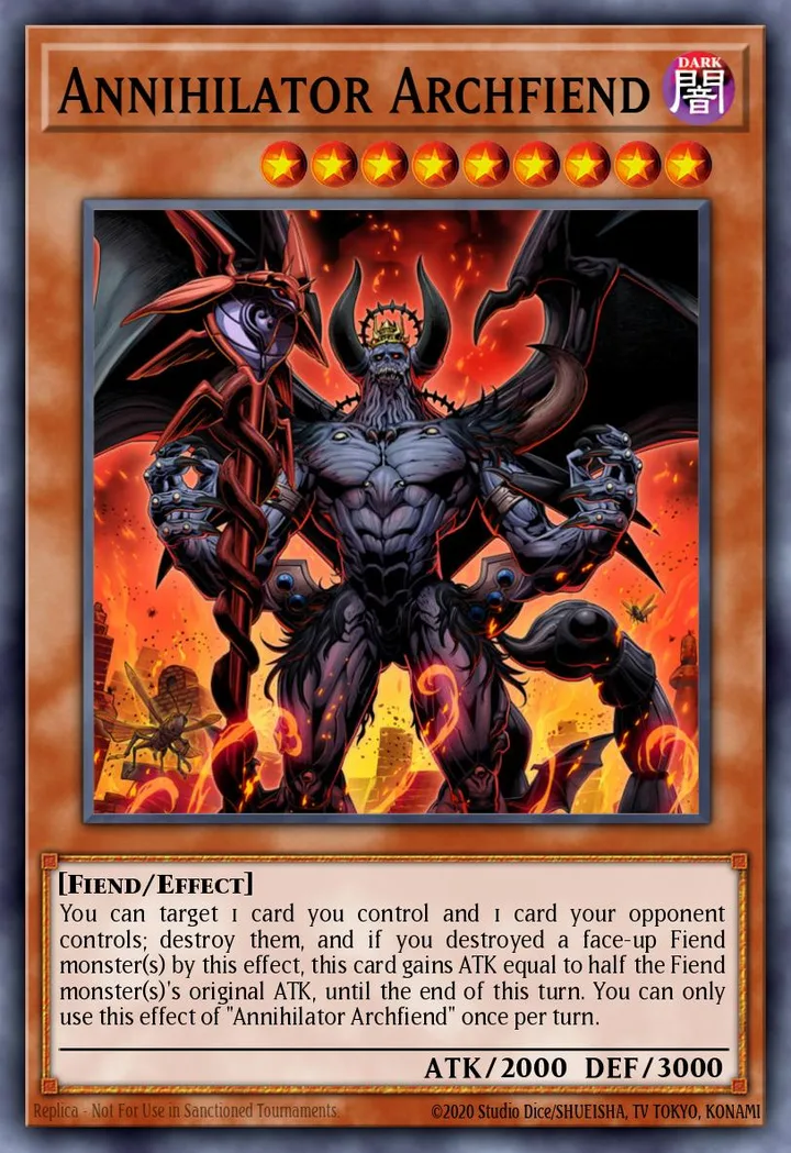 Annihilator Archfiend. Beispielbild: Edition, Artwork und Veredelung können abweichen. Maßgeblich sind die Angaben zum ausgewählten Print.