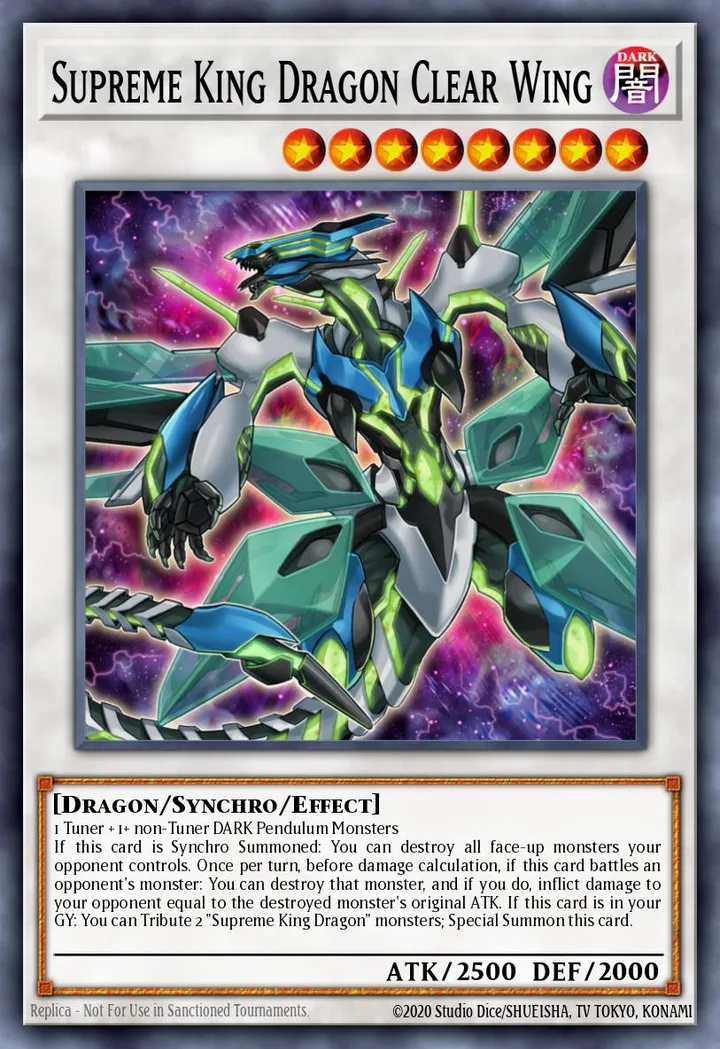 Supreme King Dragon Clear Wing. Beispielbild: Edition, Artwork und Veredelung können abweichen. Maßgeblich sind die Angaben zum ausgewählten Print.