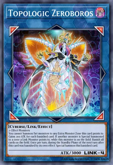 Topologic Zeroboros – Structure Deck: Rokket Revolt. Beispielbild: Edition, Artwork und Veredelung können abweichen. Maßgeblich sind die Angaben zum ausgewählten Print.