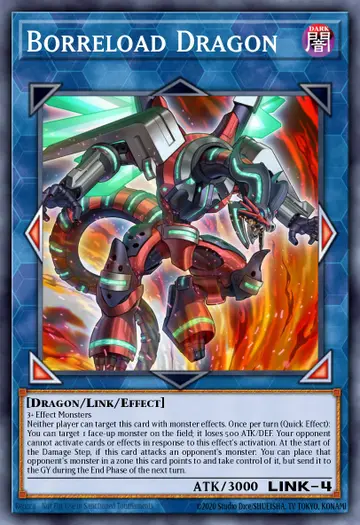 Borreload Dragon – Structure Deck: Rokket Revolt. Beispielbild: Edition, Artwork und Veredelung können abweichen. Maßgeblich sind die Angaben zum ausgewählten Print.