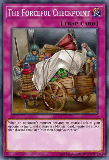 The Forceful Checkpoint – Speed Duel Starter Decks: Twisted Nightmares. Beispielbild: Edition, Artwork und Veredelung können abweichen. Maßgeblich sind die Angaben zum ausgewählten Print.