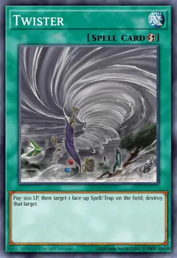 Twister – Speed Duel Starter Decks: Twisted Nightmares. Beispielbild: Edition, Artwork und Veredelung können abweichen. Maßgeblich sind die Angaben zum ausgewählten Print.