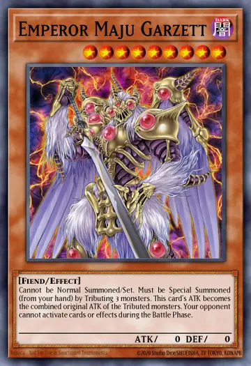 Emperor Maju Garzett – Dark Neostorm. Beispielbild: Edition, Artwork und Veredelung können abweichen. Maßgeblich sind die Angaben zum ausgewählten Print.
