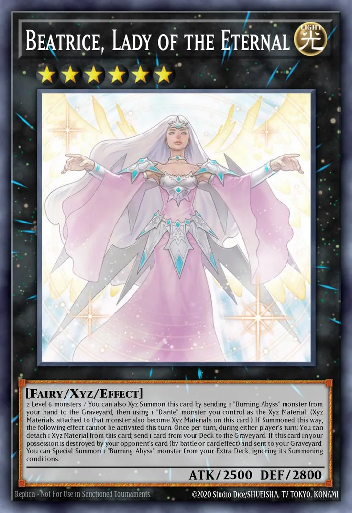 Beatrice, Lady of the Eternal. Beispielbild: Edition, Artwork und Veredelung können abweichen. Maßgeblich sind die Angaben zum ausgewählten Print.