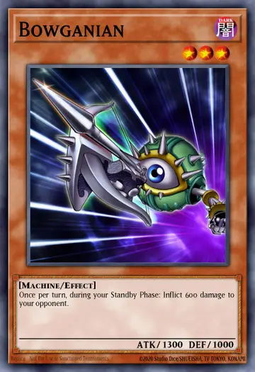 Bowganian – Speed Duel Starter Decks: Twisted Nightmares. Beispielbild: Edition, Artwork und Veredelung können abweichen. Maßgeblich sind die Angaben zum ausgewählten Print.