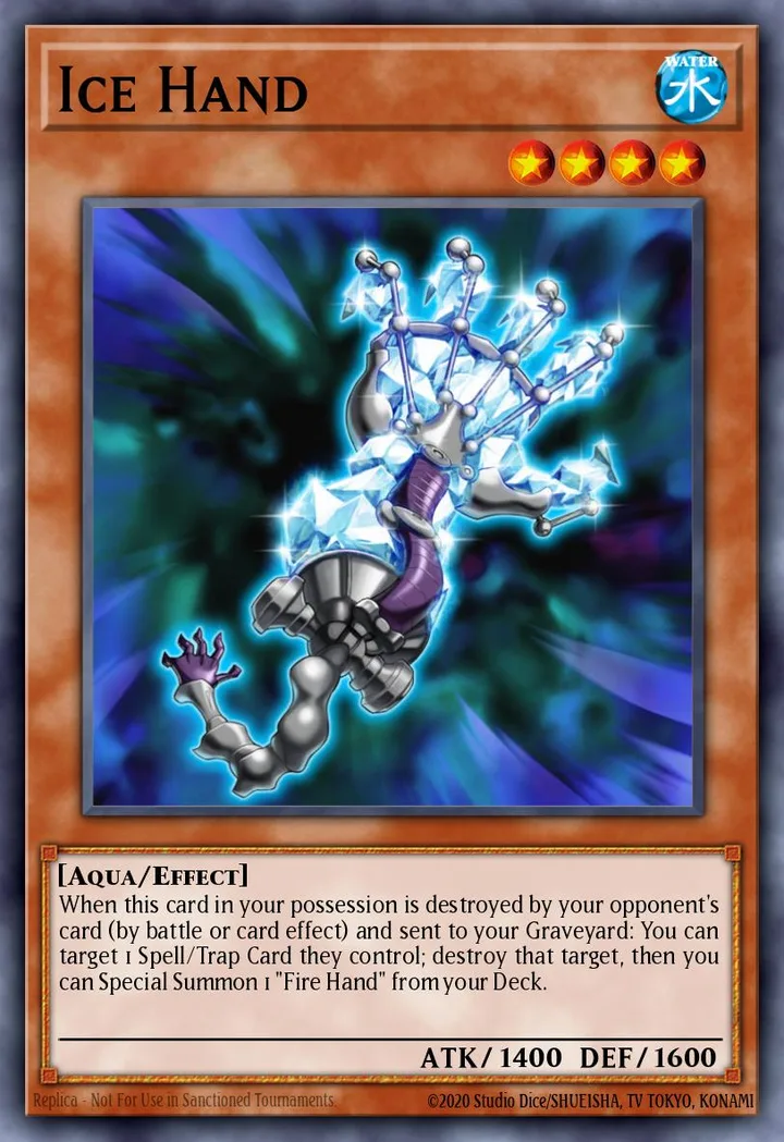 Ice Hand. Beispielbild: Edition, Artwork und Veredelung können abweichen. Maßgeblich sind die Angaben zum ausgewählten Print.