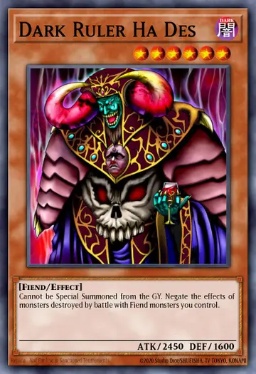 Dark Ruler Ha Des – Speed Duel Starter Decks: Twisted Nightmares. Beispielbild: Edition, Artwork und Veredelung können abweichen. Maßgeblich sind die Angaben zum ausgewählten Print.