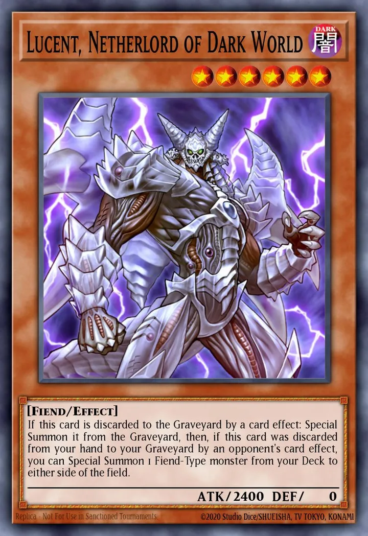 Lucent, Netherlord of Dark World. Beispielbild: Edition, Artwork und Veredelung können abweichen. Maßgeblich sind die Angaben zum ausgewählten Print.