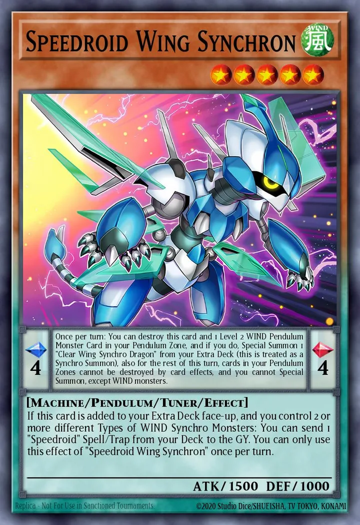 Speedroid Wing Synchron. Beispielbild: Edition, Artwork und Veredelung können abweichen. Maßgeblich sind die Angaben zum ausgewählten Print.