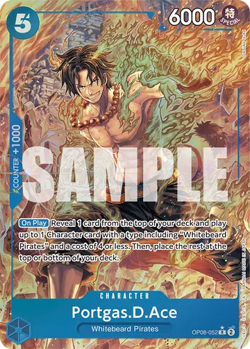 Portgas.D.Ace – Two Legends. Beispielbild: Edition, Artwork und Veredelung können abweichen. Maßgeblich sind die Angaben zum ausgewählten Print.