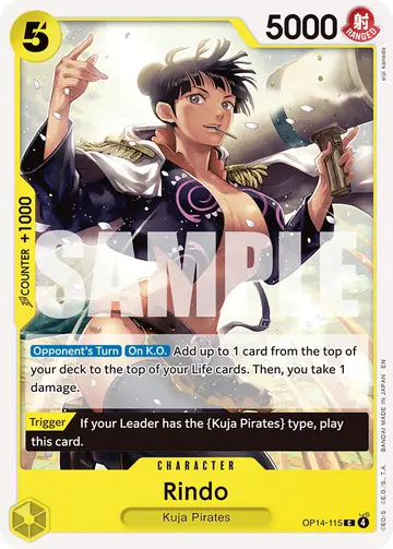 Rindo – The Azure Sea's Seven. Beispielbild: Edition, Artwork und Veredelung können abweichen. Maßgeblich sind die Angaben zum ausgewählten Print.