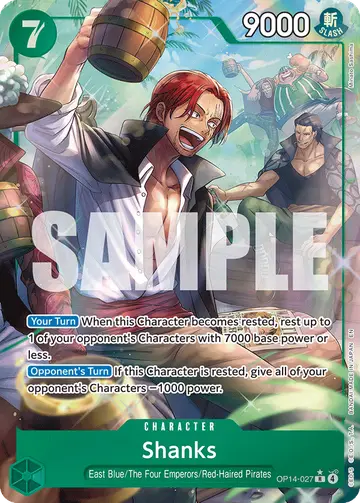 Shanks – The Azure Sea's Seven. Beispielbild: Edition, Artwork und Veredelung können abweichen. Maßgeblich sind die Angaben zum ausgewählten Print.