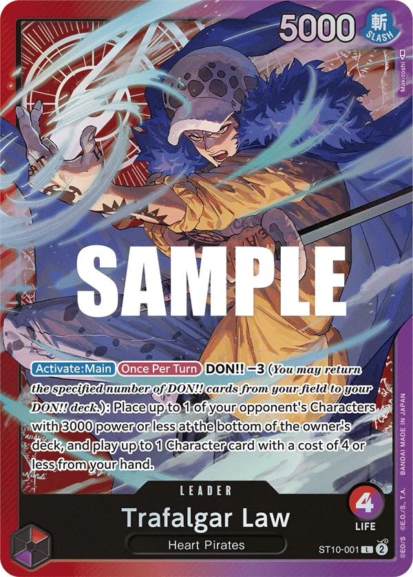 Trafalgar Law. Beispielbild: Edition, Artwork und Veredelung können abweichen. Maßgeblich sind die Angaben zum ausgewählten Print.