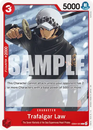 Trafalgar Law – Adventure on Kami’s Island. Beispielbild: Edition, Artwork und Veredelung können abweichen. Maßgeblich sind die Angaben zum ausgewählten Print.