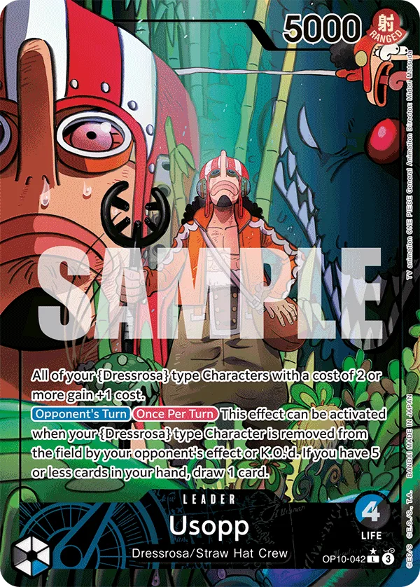 Usopp. Beispielbild: Edition, Artwork und Veredelung können abweichen. Maßgeblich sind die Angaben zum ausgewählten Print.