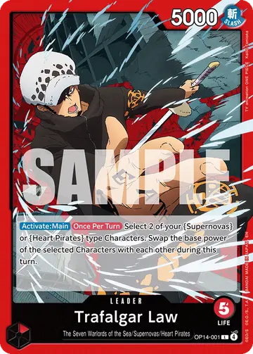 Trafalgar Law – The Azure Sea's Seven. Beispielbild: Edition, Artwork und Veredelung können abweichen. Maßgeblich sind die Angaben zum ausgewählten Print.