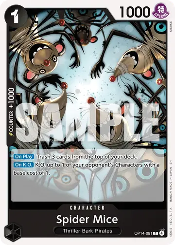Spider Mice – The Azure Sea's Seven. Beispielbild: Edition, Artwork und Veredelung können abweichen. Maßgeblich sind die Angaben zum ausgewählten Print.