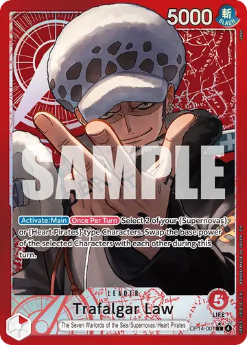Trafalgar Law – The Azure Sea's Seven. Beispielbild: Edition, Artwork und Veredelung können abweichen. Maßgeblich sind die Angaben zum ausgewählten Print.